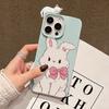 3D Чехол для телефона для iPhone 11 13 17 Pro Max 17 Air Case iPhone 13 15 16 Pro Max 12 14 Pro Max 14 15 Plus Милый 3D Котенок Мультяшный Кожаный