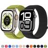Нейлоновые петлевые браслеты для ремешка Apple Watch 40 мм 44 мм 49 мм 46 мм 45 мм 41 мм Спортивные ремешки iWatch series 9 8 7 6 3 SE Ultra2 10 Ремешок