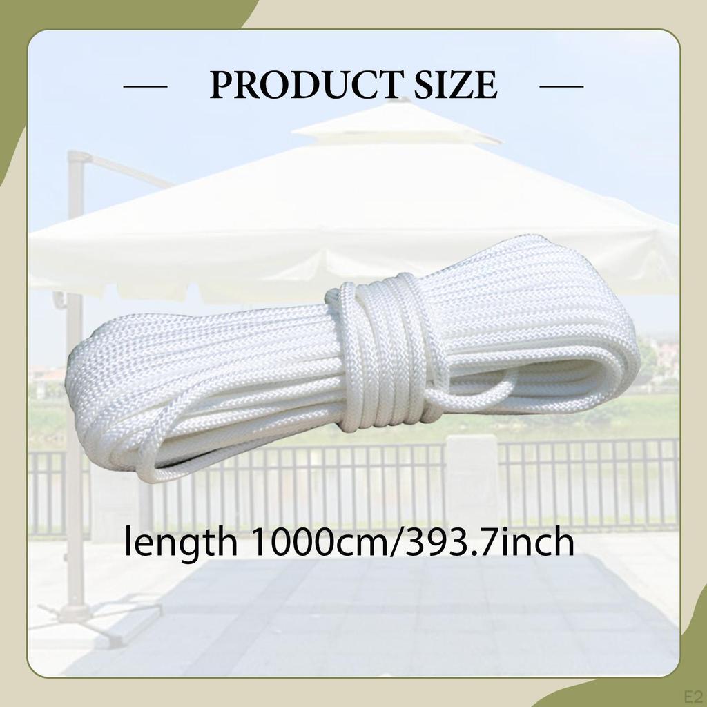 Шнур для уличного зонта 33 фута нейлоновый простой в использовании прочный трос для улицы