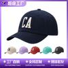 High Quality High Sense CA Letter Soft Top Baseball Cap Female Couple Tide Show Face Small Cap Female Summer
