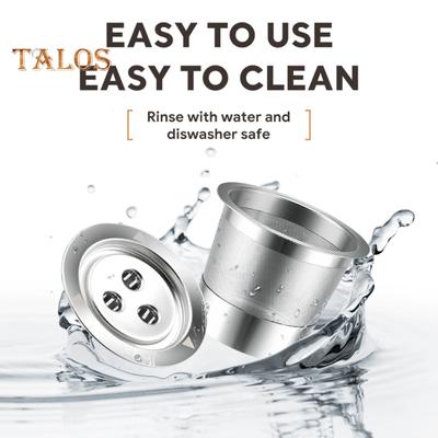 Многоразовые чашки K из нержавеющей стали, кофейные капсулы для Keurig 1.0, универсальные многоразовые фильтры для кофе K-Cup с кистью, ложкой, ложкой, ароматизатором, не содержащим бисфенола-А.