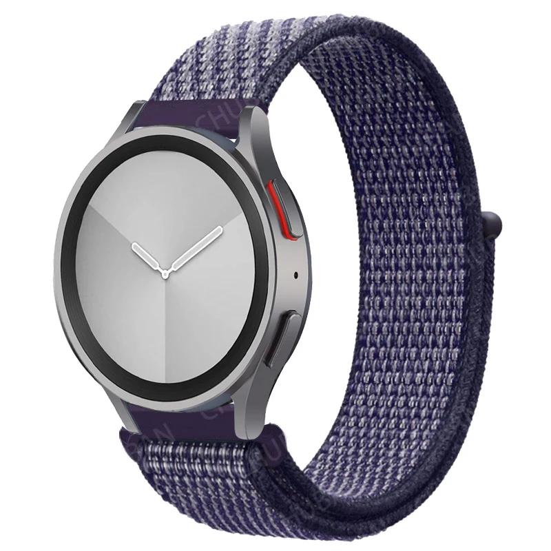 Nylon Loop Band For Samsung Galaxy Watch 6/5/pro/4/Classic/active 2 43-47-44mm 20mm/22mm Sport Bracelet Huawei Gt 4/2/e/3 Strap