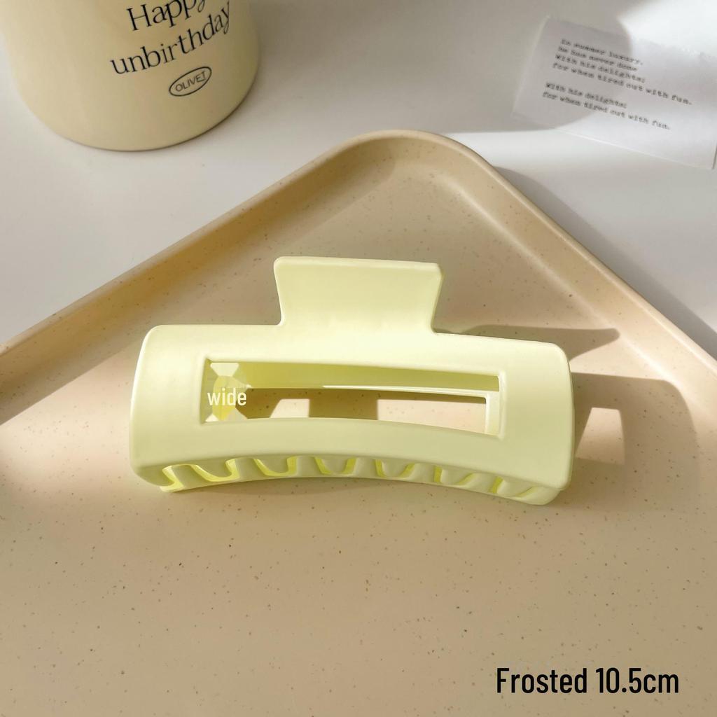 Корейская квадратная заколка для волос «Акула»: Элегантная, простая, крупная заколка для волос для женщин. Отлично подходит для придания объема головному убору на затылке.