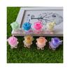 Dollhouse Miniature Bear Shape Ice Cup Summer Ice Cream Milk Tea Drink Cup DIY Making Doll House Accessories Decor