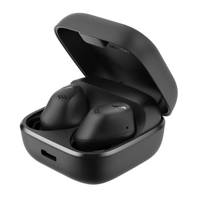 Sennheiser Беспроводные наушники ACCENTUM True Wireless Black с высокопроизводительным драйвером, 28 часов воспроизведения, гибридное шумоподавление, захват внешнего звука