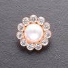 5Pcs Luxury Rhinestone Pearl Flower Shirts Buttons Fashion Bridal Wedding Dresses Decorative Buttons Sewing Apparel Accessories