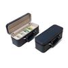 PU Leather Bracelet Display Box Rings Necklace Bracelet Carrying Case  Travel Use