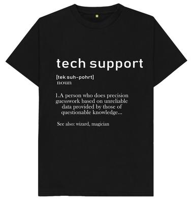 Смешная футболка для техподдержки
