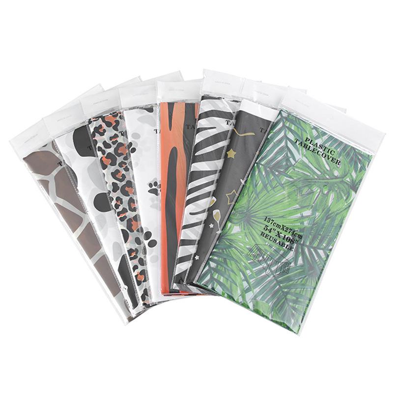 Cow Print Waterproof Tablecloth - Oil-Proof, Wash-Free, Thickened Cover