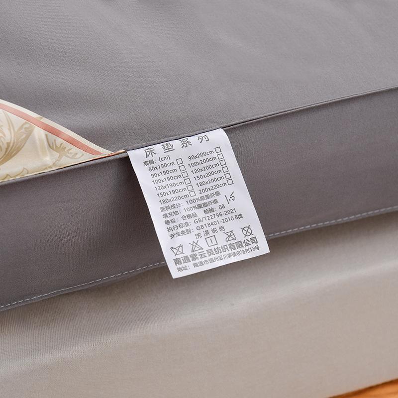 WTEMPO Мягкий гостиничный матрасный наматрасник для общежития или двухъярусной кровати, складной, высококачественный, двусторонний, подходит для четырех сезонов, толстый матрас-татами для спальни