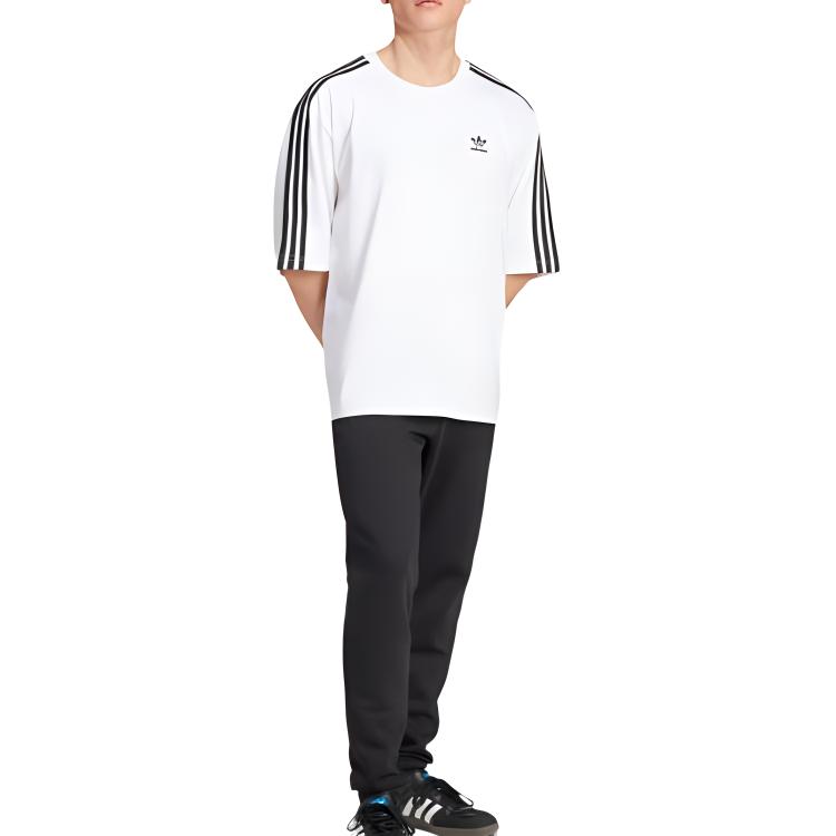 adidas Футболка Adicolor Oversize белая мужская уличная одежда IZ2474