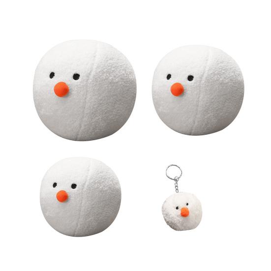 Рождественская плюшевая рождественская милая мультяшная кукла-снежок, кукла, плюшевая подушка, украшение, мягкая кукла, игрушка, подушка