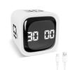 Rotation Timing Pomodoro Timer 5/10/30/60min Alarm Clock New Digital Cube Timer  for Kids Studying