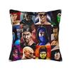 Pillow Case Mortal kombat splatter grafitti emblem Square  Pillow Cover For Office Car Home Decor Kawaii Pillowcases