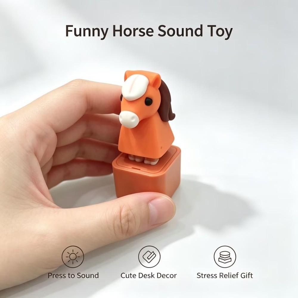 Horse Keyboard Fidget Toys Cow Clicky Animal Keycap Finger Button Clicker For Stress Relief