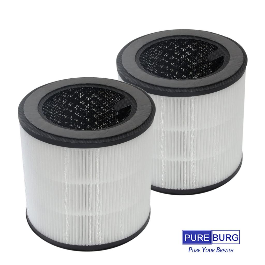 PUREBURG Replacement True HEPA Filter Compatible with PHILIPS AC0850 800 Series Air Part Number AC0830 AC0820 AC0820 AC0819 Part Pack of 2 AC0850/85