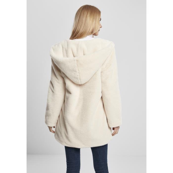 Veste à capuche femme Urban Classics teddy coat