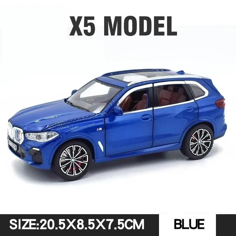 1:24 I5m60 Модели из сплава Игрушки Литая машина 6 открывающихся дверей Звук Свет Инерционный механизм Управление передними колесами Транспортные средства Детские праздничные подарки