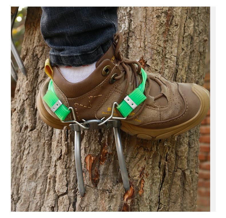 Steel Tree Climbing Foot Spikes with Cat Claw Design