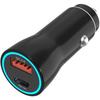 Fast Car Charger - Phonillico® - 18W - USB - USB-C - Compatible Samsung/Xiaomi/Huawei/Honor
