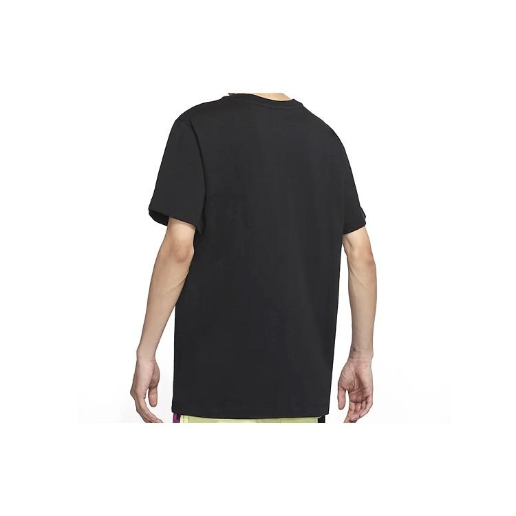 Nike Sportswear Zipper Pocket Design Short Sleeve Black Men's CZ8671-010