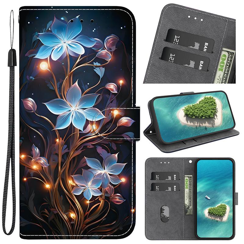 Чехол-книжка с подставкой для Honor Play 60 Plus 9T 5G 200 Smart 200 400 Lite 200 Pro 5G, чехол-кошелек с рисунком