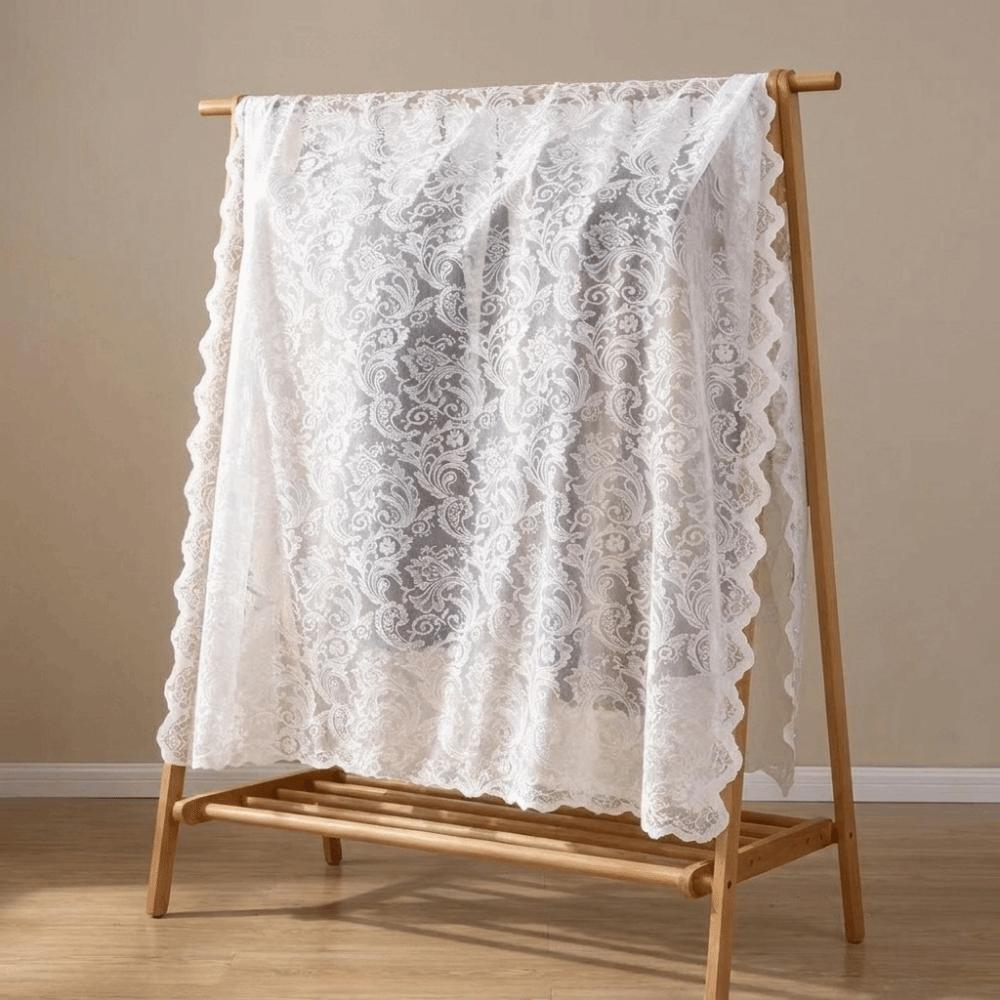 Lace Print Lace Clothes Cover Moisture-proof Clothing Dust Cover Hanging Clothes Bag Dresses