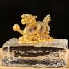 Китайская благоприятная статуэтка денежного дракона, скульптура из смолы, украшение фэн-шуй, украшение для дома, гостиной, офиса