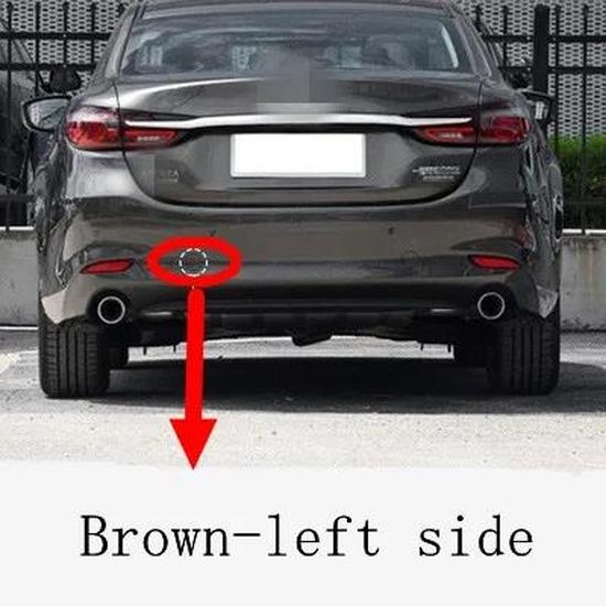 Cafoucs Car Rear Bumper Towing Hook Cover Trailer Shell Left Or Right Cap For Mazda 6 Atenza 2020 2021