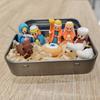 Portable Mini Christmas Nativity Ornament PVC Craft For Office Shelf Or Travel Decoration Bethlehem Scene