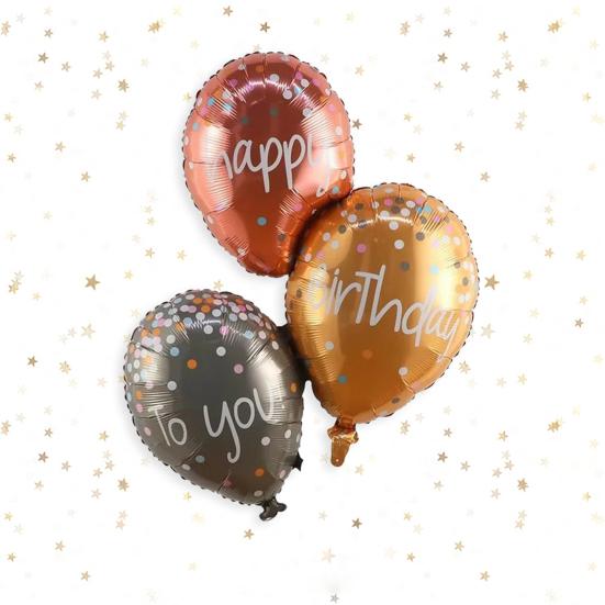 Воздушный шар для вечеринки по случаю дня рождения DIY Макет сцены Различные стили Торт ко дню рождения Надувная игрушка Украшение Творческий надувной мультфильм Воздушный шар из алюминиевой фольги