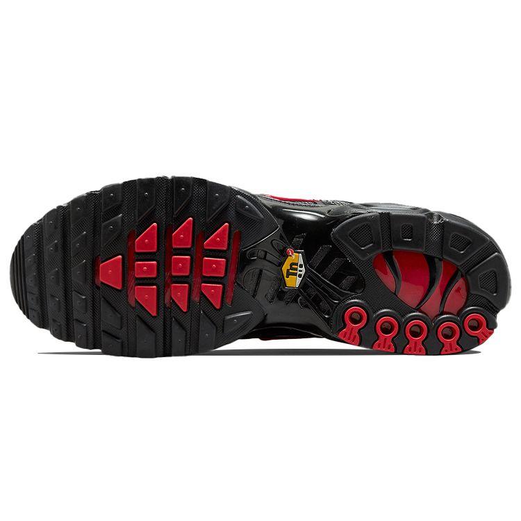 Nike Кроссовки Air Max Plus Bred Металлическая сетка Мужские Черные Университетский красный DO6383-001