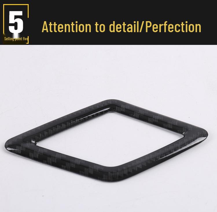 19 Q3 A-Pillar Speaker Decorative Frame Sticker - Interior Accessory