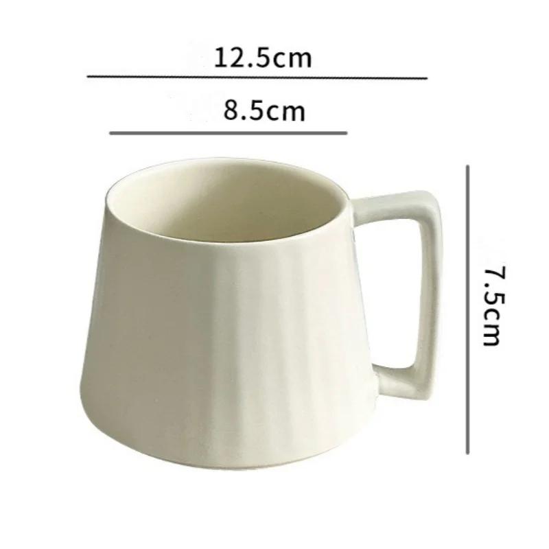 400 мл ретро кофейные чашки набор креативные керамические чашки ручной работы с ложкой кружка для молока и воды кружки для завтрака домашняя посуда для напитков домашний офис