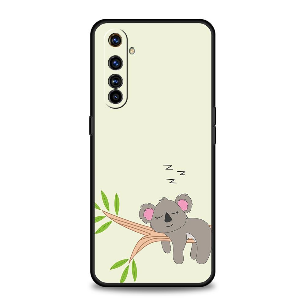 Чехол для телефона с коалой для Realme 12 11 10 9 8 5G 7 6 GT5 GT3 GT2 Pro Plus C21 C11 C25 C35 Для Realme GT Neo 2 3 3T 5 Чехол