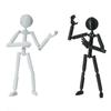 Stickman Ornament Multi-Purpose Action Figure Decor Mysterious Design Stress Relief Toy