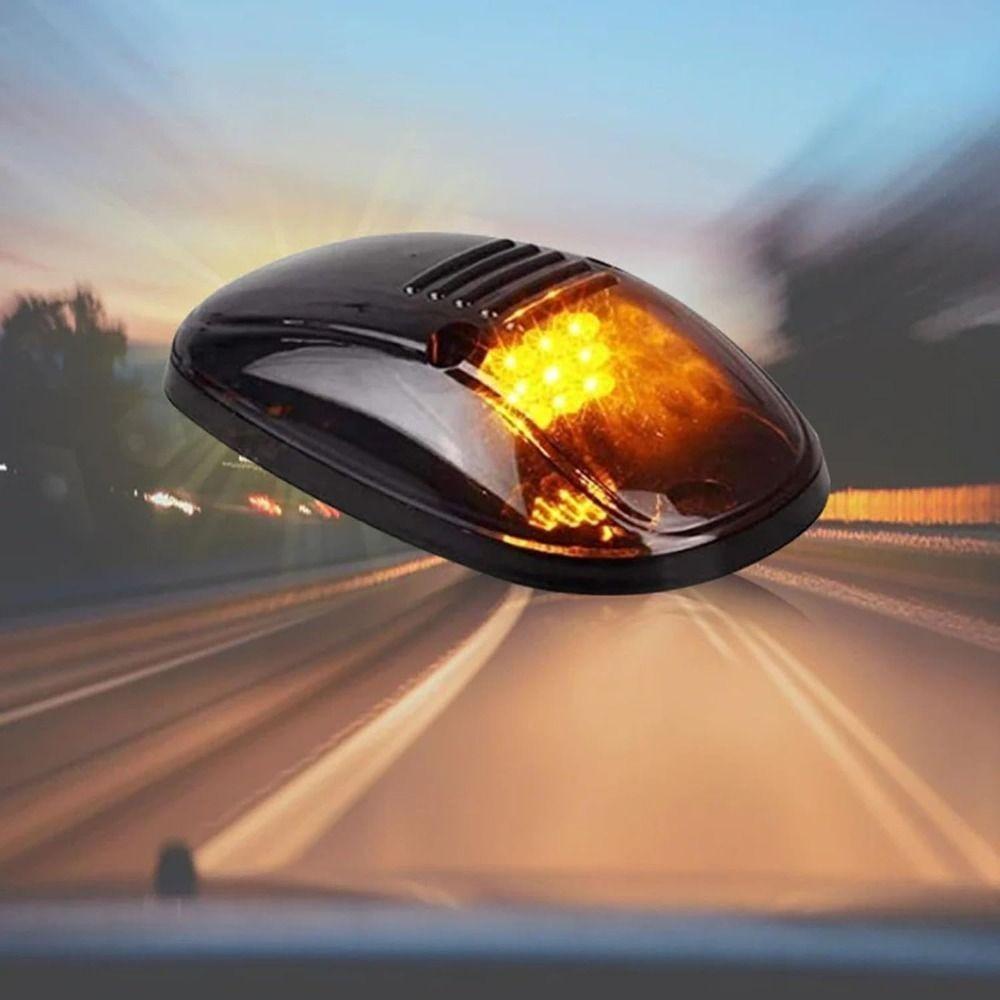 Waterproof No Drill Car Cab Lights Amber Truck Cab Lights for Trucks/Cars/SUV Cars Accessories