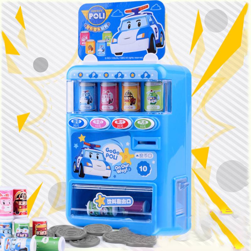 Креативный торговый автомат по продаже напитков, имитирующий игровой домик