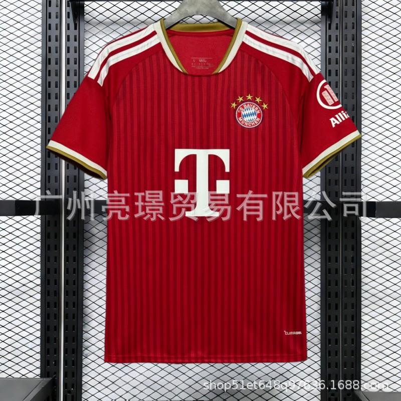 2026-27 Bayern Munich Home Away Soccer Jersey Men Women Short Sleeve Football Shirt Moda Fabric UEFA Champions League