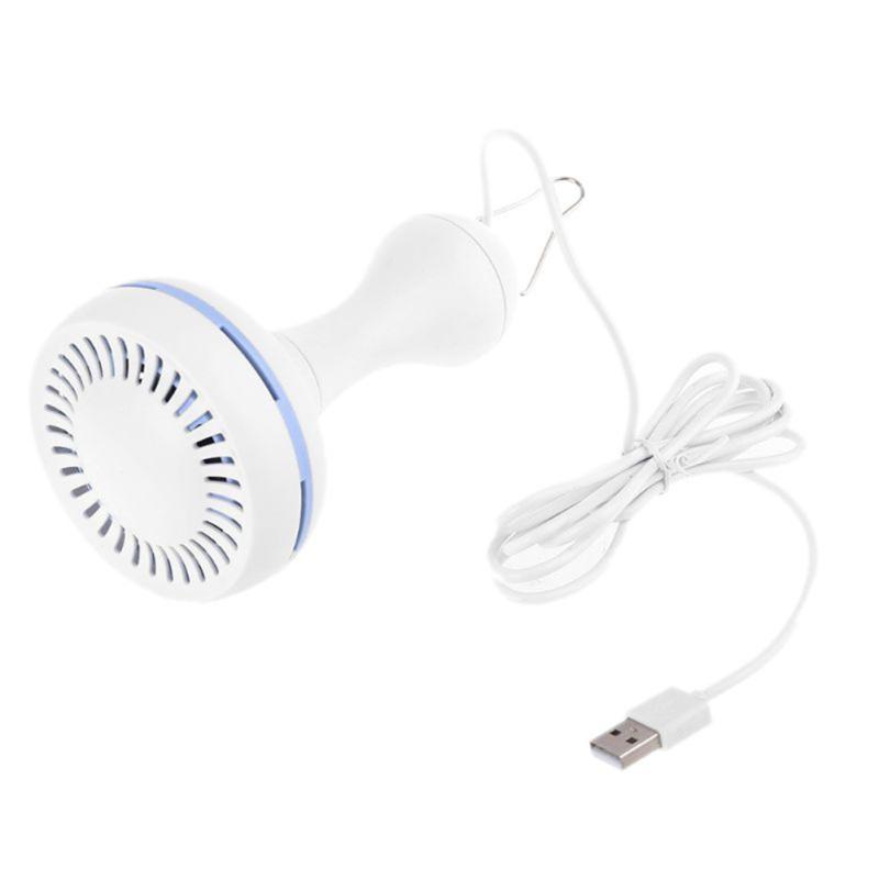 5v 6 Blades Ceiling Fan 16.5 Inch Hanging Usb Fan Air Cooler For Camping Dormitory Home Bed