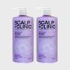 Elastine_ Scalp Clinic Mildly Acidic Scalp Deep Cleansing Shampoo Fresh Peppermint Scent 950ml X 2