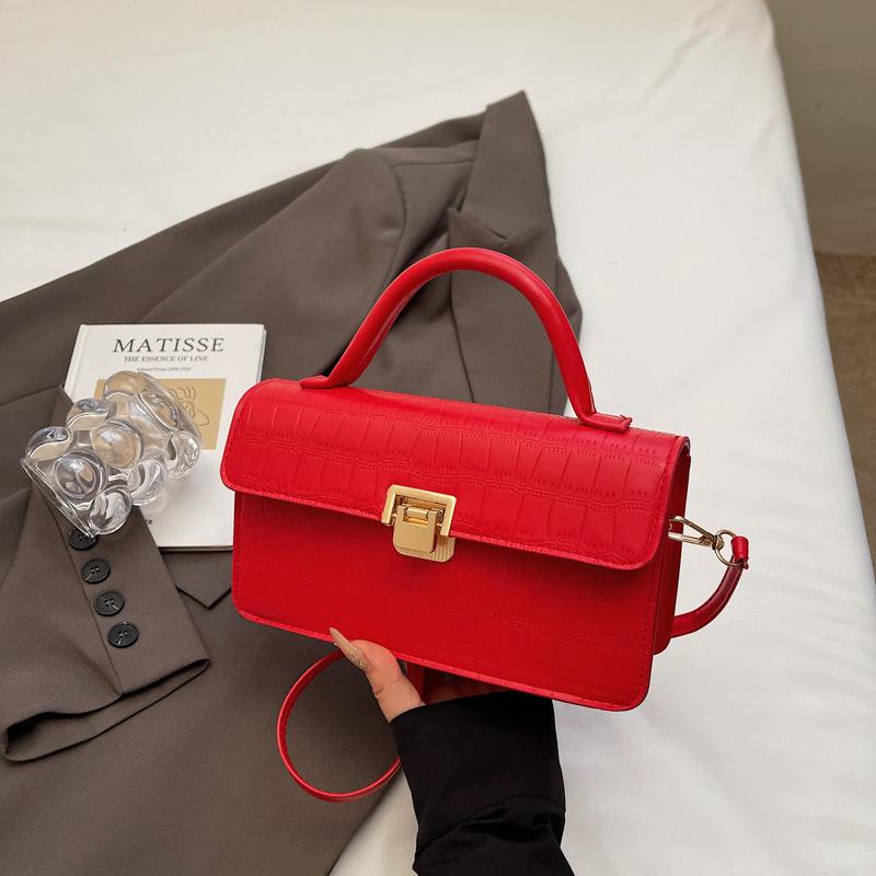 Осенняя текстура маленькая сумка новая модная повседневная женская сумка простая сумка через плечо универсальная сумка-мессенджер маленькая квадратная сумка