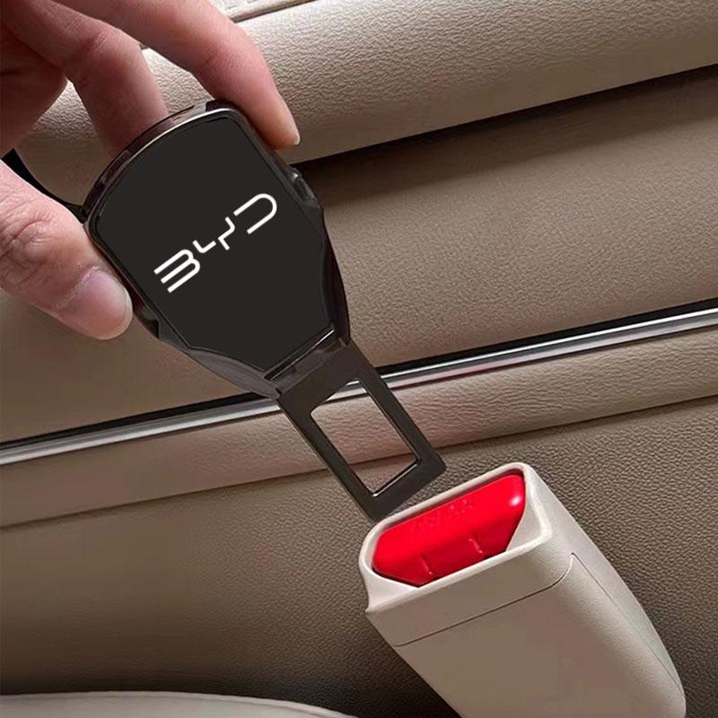 Car Seat Belt Extender Seatbelt Lock Buckle Clip Plug Accessories For BYD Atto 3 Act 3 Tang F3 E6 Dmi Yuan Song plus EV2022 2023