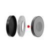 Sleek Black Lens Cap Lens Protections Cover for 80mm Camera Accessories and Lens Attachments
