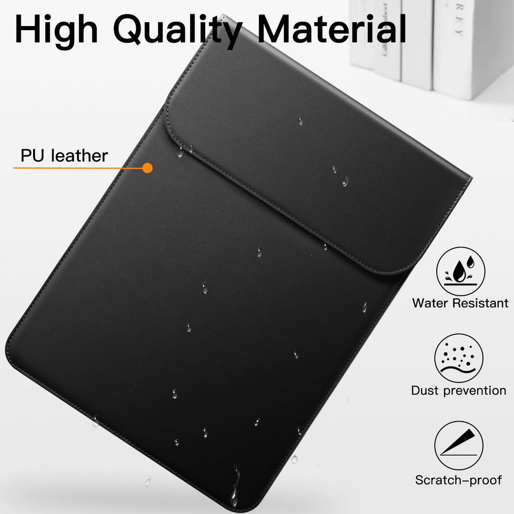 Тонкий чехол JETech для ноутбука MacBook Neo MacBook Air MacBook Pro из ПУ-кожи (A18 Pro), 13-дюймовый (М2/М3/М4/М5) 2022-2026 / 13-дюймовый (M1/M2) 2016-2022