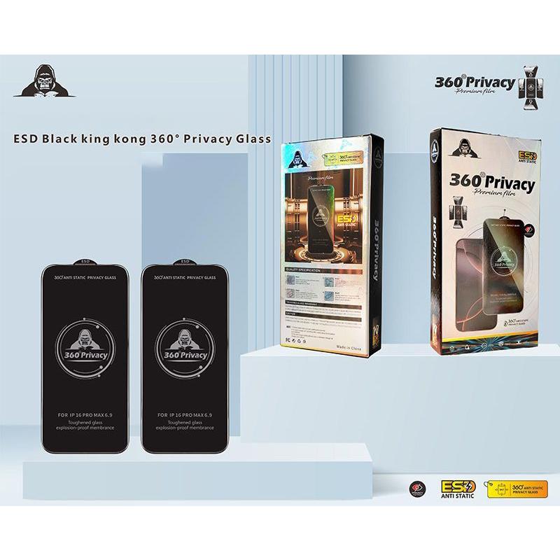 Gorilla 360° Privacy Tempered Glass For iPhone 11 12 13 14 15 16 17 Pro Max Anti-spy Screen Protector for iPhone XR X XS Max
