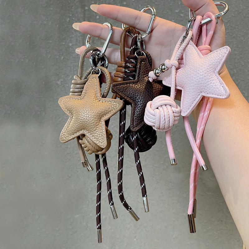 Yogodlns Плетеный шар Мини-рюкзак Подвеска для сумки-тоут Подвеска для сумки Аксессуары для сумок