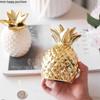 Pineapple Storage Box Ceramic Ornaments Piggy Bank Decoration Crafts Home Decoration Accessories Storage Tank Model Furnishings