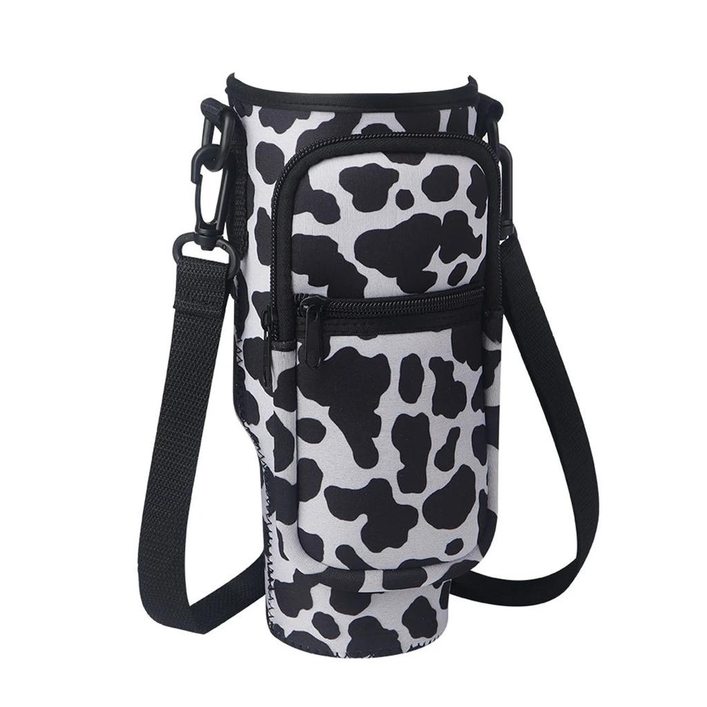 Сумка для переноски бутылок с водой Leeseph для стакана Stanley 40 унций с ручкой, чехол для бутылок с водой и регулируемым плечевым ремнем