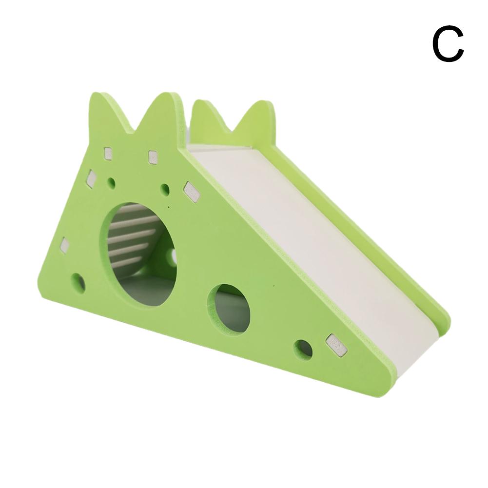 Funny Hamster Slide Toy Guinea Pig Assembled Slide Toys Chinchillas Hamster House Cage Breathable Hamster Accessories